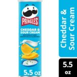 PRINGLES CHEDDAR & SOUR CRAM 5.6oz 14ct - Image 2