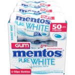 Mentos Gum Bottle Sweet Mint 50pcs 6CT