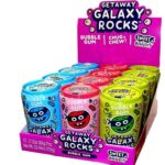 Kidsmania Getaway Galaxy Rocks Bubble Gum Candy Can 2.12oz 12CT - Image 2