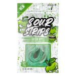 Sour Strips Green Apple Candy Strips 3.7oz
