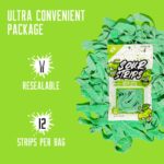 Sour Strips Green Apple Candy Strips 3.7oz - Image 7