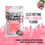 Sour Strips Pink Lemonade Candy Strips 3.7oz