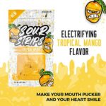 Sour Strips Tropical Mango Candy Strips 3.7oz - Image 3