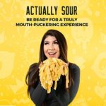 Sour Strips Tropical Mango Candy Strips 3.7oz - Image 4