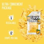 Sour Strips Tropical Mango Candy Strips 3.7oz - Image 7