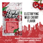 Sour Strips Wild Cherry Candy Strips 3.7oz - Image 3