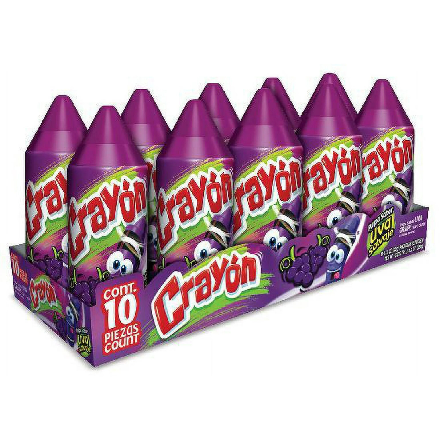 Crayon Grape 10 Ct - Image 1