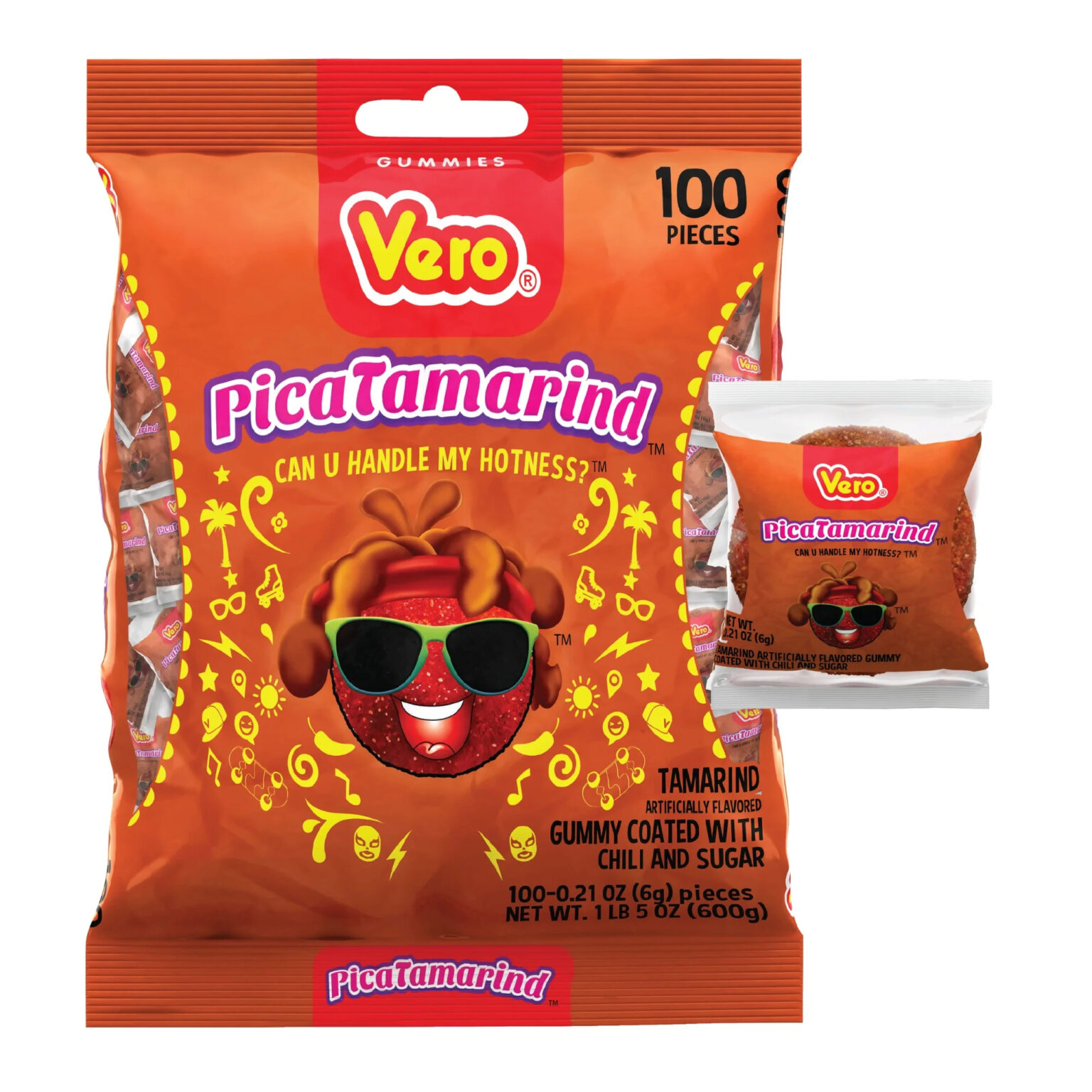 Vero Pica Gomas 100 Ct - Image 1