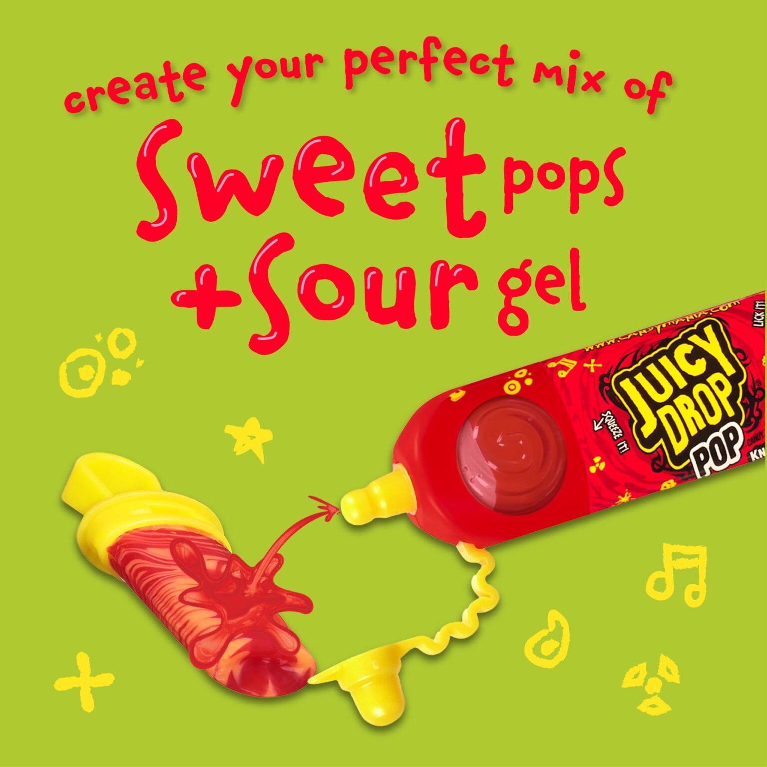 Juicy Drop Sweet & Sour Lollipop Variety 21ct - Image 2