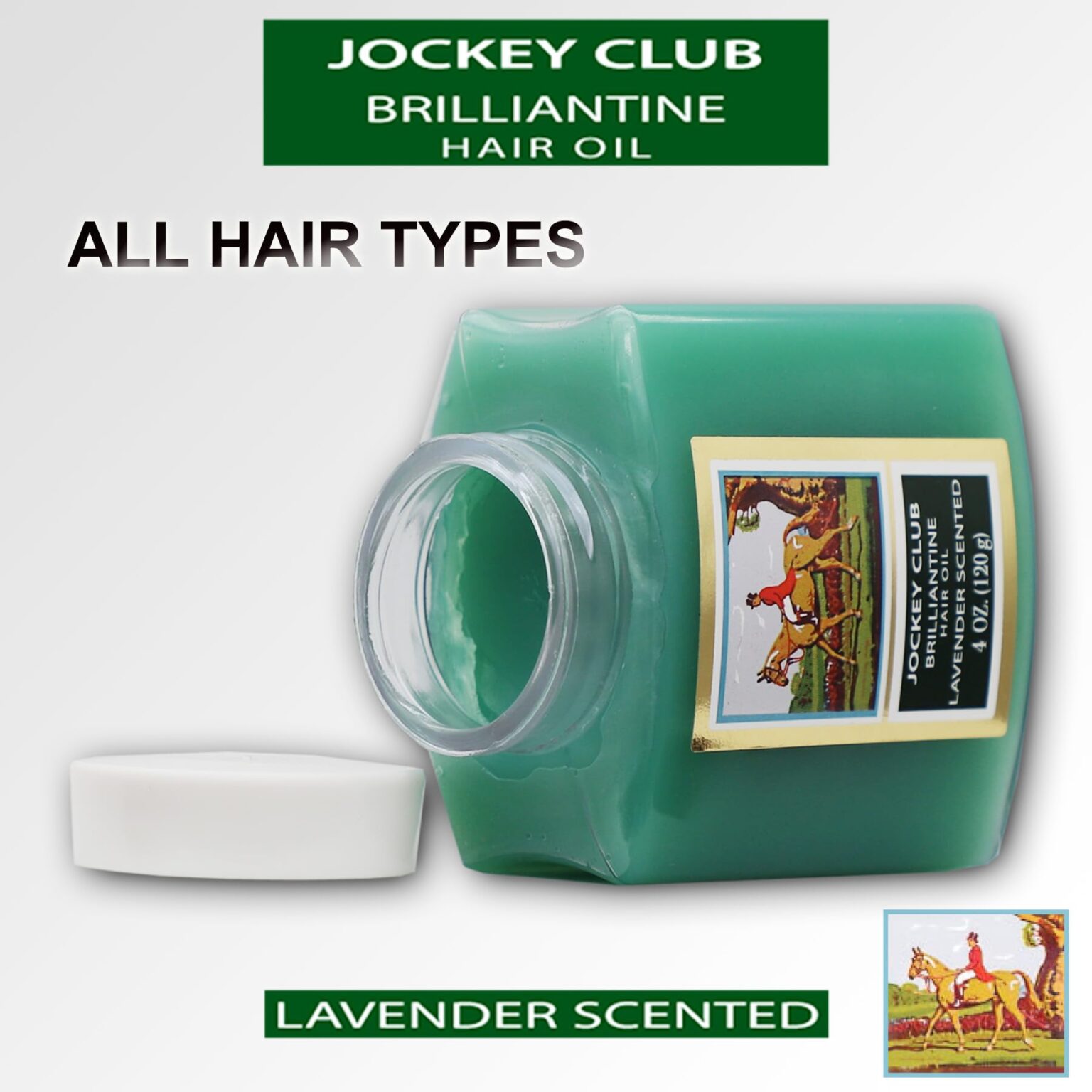 Jockey Club Solid Brilliantine Lavender 4oz - Image 3