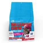 Big League Chew Curveball Cotton Candy Bubble Gum 2.12oz 12ct
