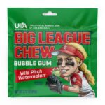 Big League Chew Wild Pitch Watermelon Bubble Gum 2.12oz 12ct - Image 2