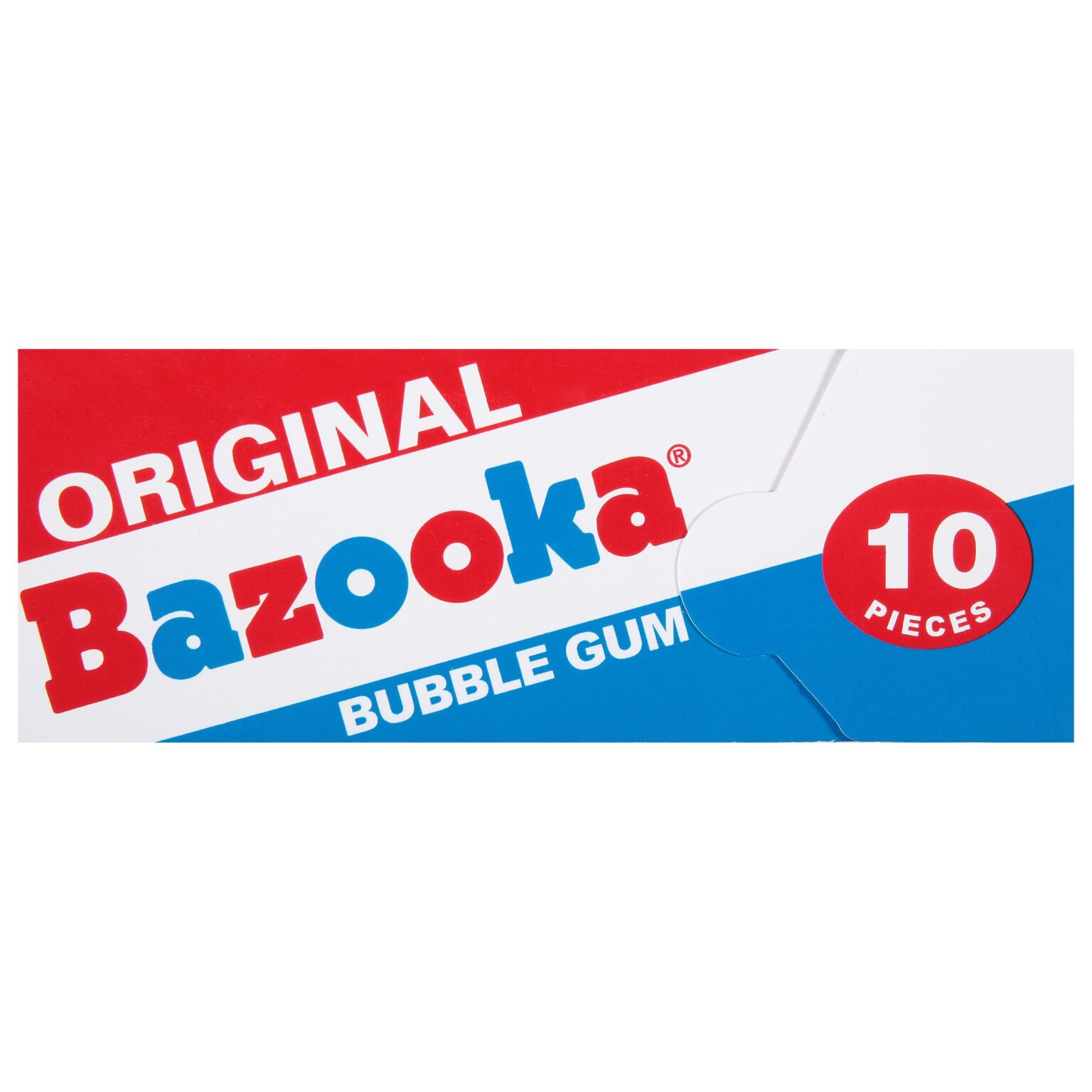 Bazooka Bubble Gum Individually Wrapped Original Flavor 10 Piece 12ct - Image 2