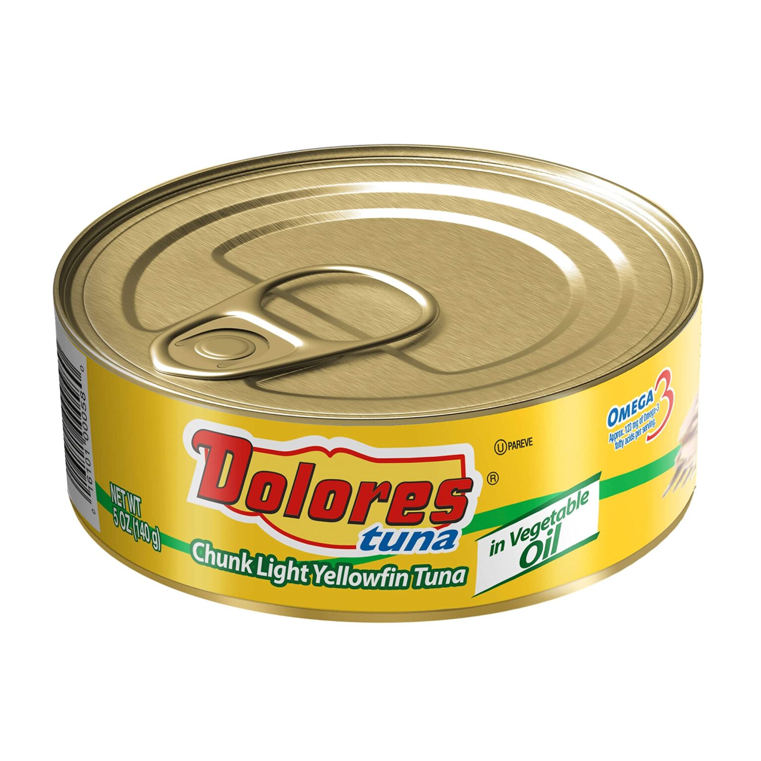 Dolores Tuna Chunk Light Yellowfin Tuna in Vegetable Oil 5oz - Image 1