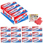 Bazooka Bubble Gum Individually Wrapped Original Flavor 10 Piece 12ct