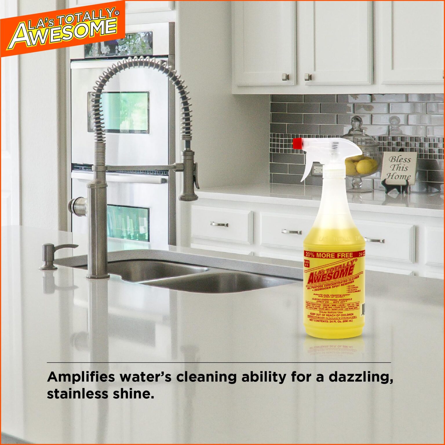 Las Totally Awesome All-Purpose Concentrated Cleaner 32oz - Image 3