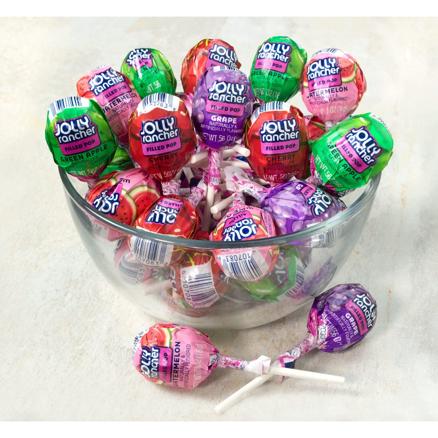 Jolly Rancher Filled Pops Assorted Fruit 56oz 100ct - Image 3