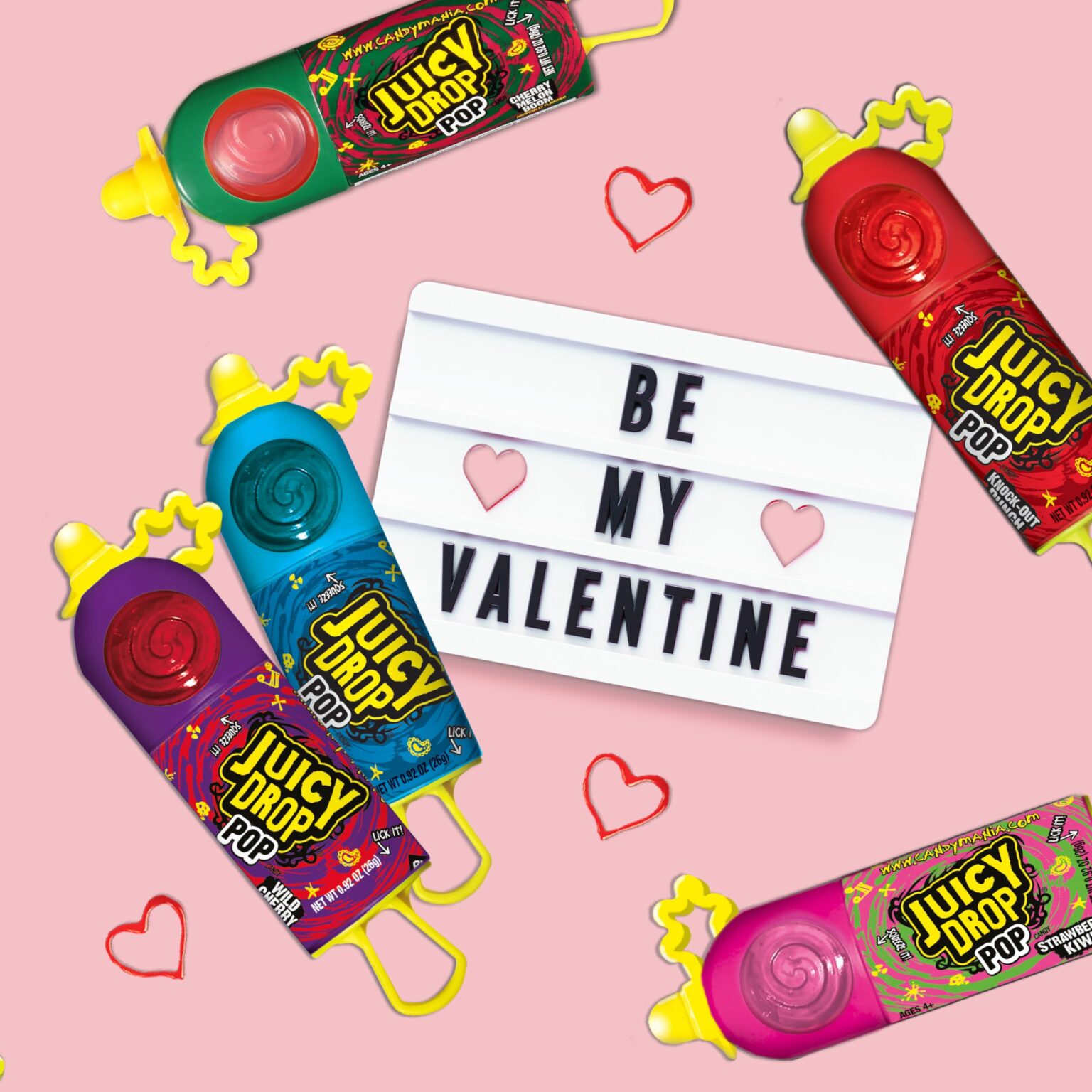 Juicy Drop Sweet & Sour Lollipop Variety 21ct - Image 3