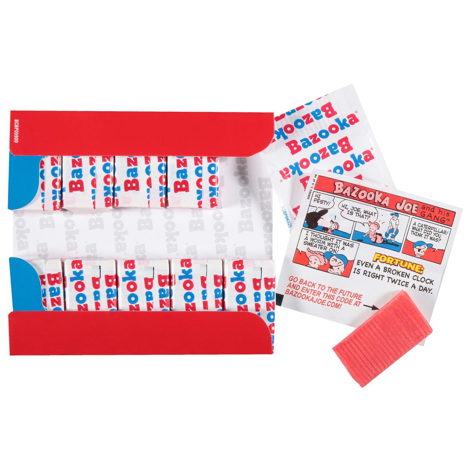 Bazooka Bubble Gum Individually Wrapped Original Flavor 10 Piece 12ct - Image 3