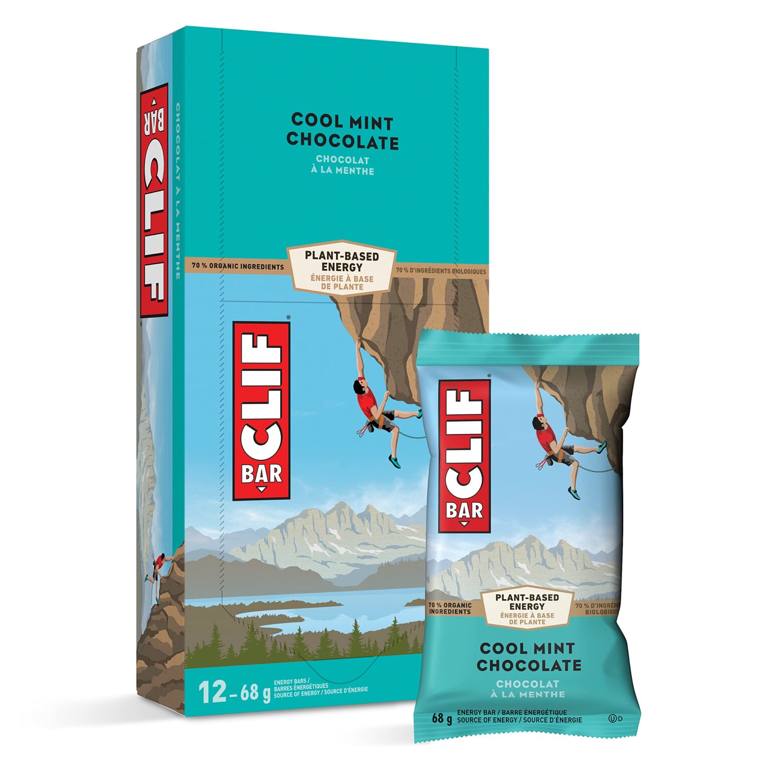 Clif Bar Cool Mint Chocolate 2.4oz 12ct - Image 1