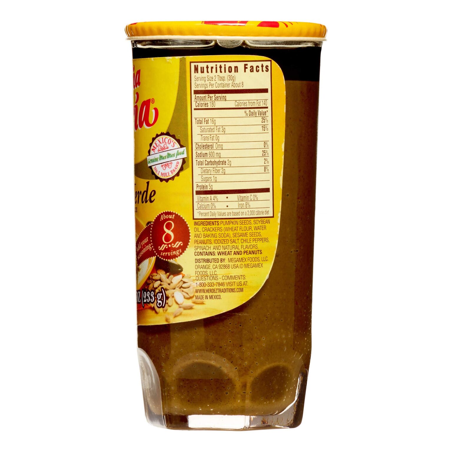 Dona Maria Mole Verde Mexican Sauce 8.25oz - Image 2