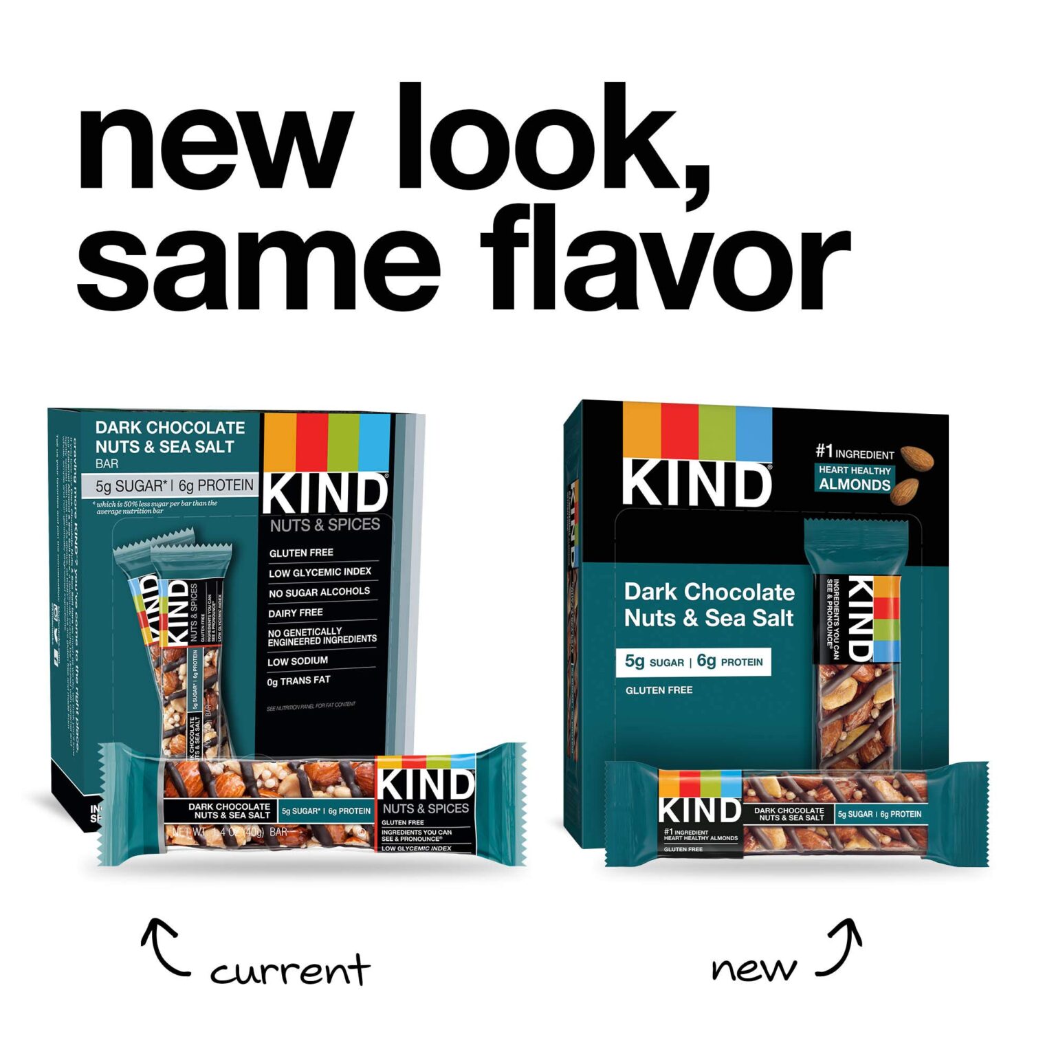 KIND Bars Dark Chocolate Nuts & Sea Salt 12ct 1.4oz - Image 3