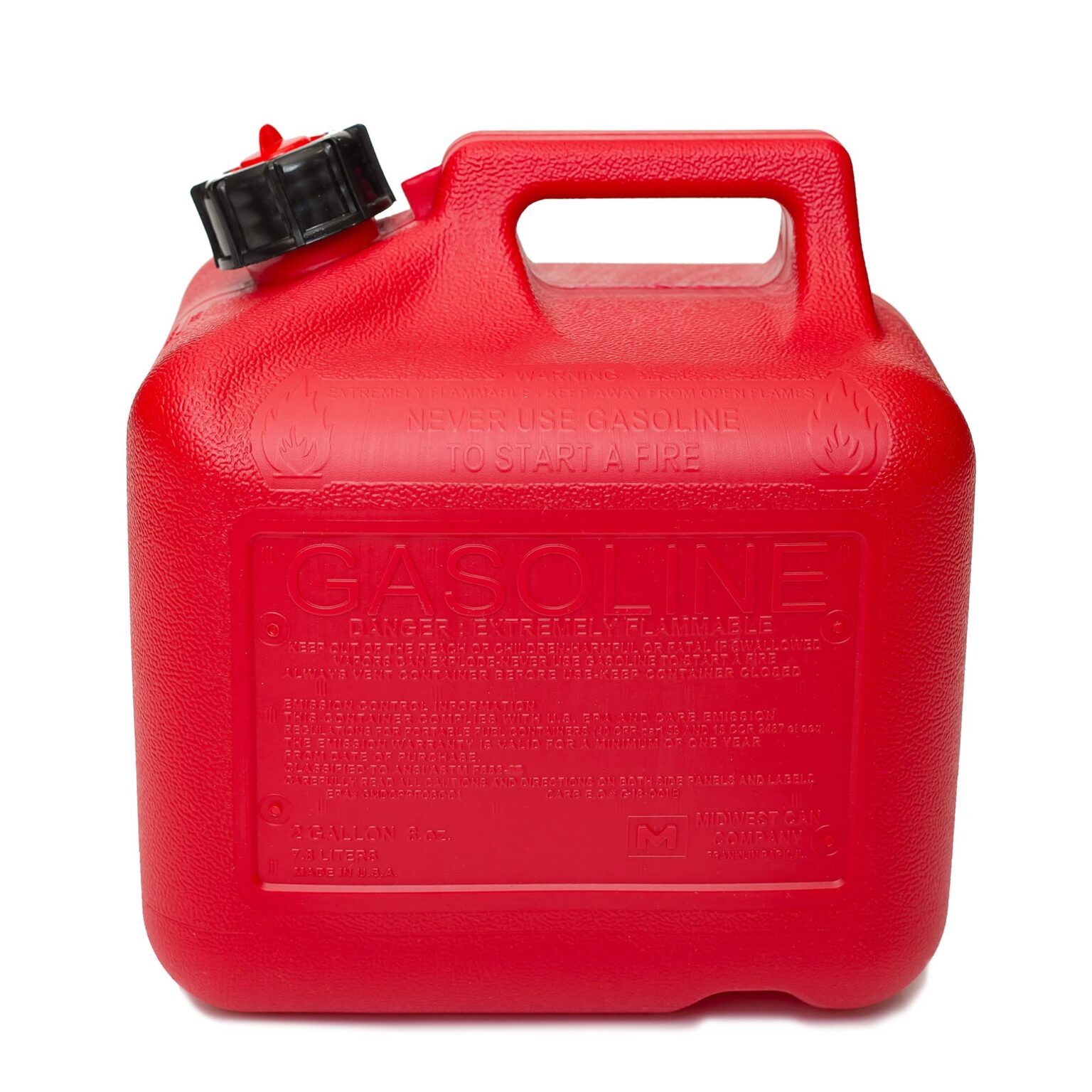 Midwest Gasoline Can 2 Gallon - Image 2