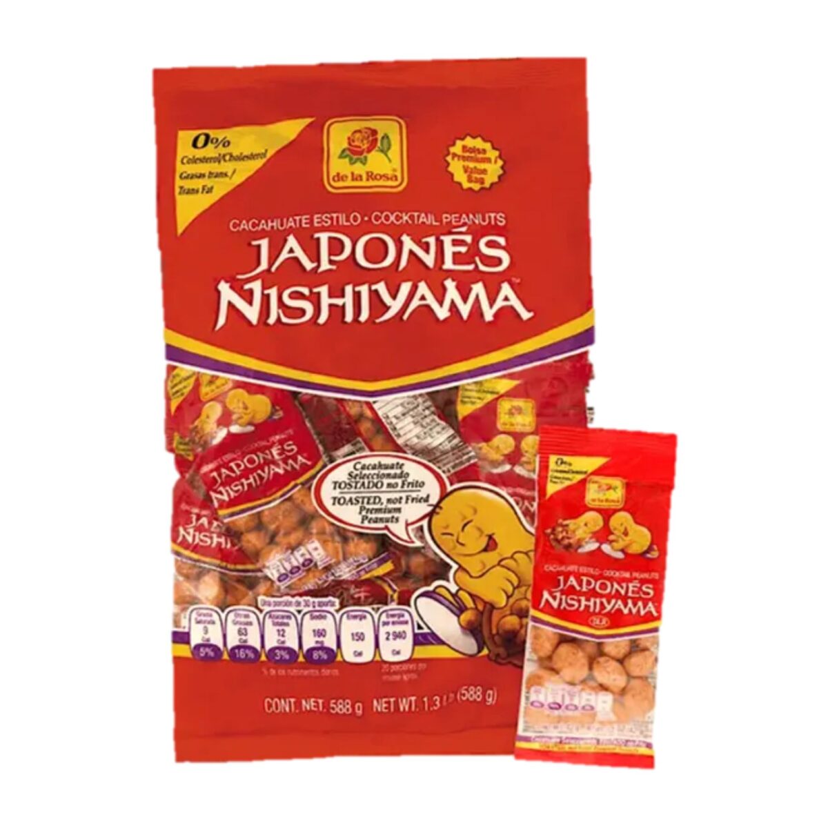 De La Rosa Cacahuate Japanese Peanuts 14ct - Image 1