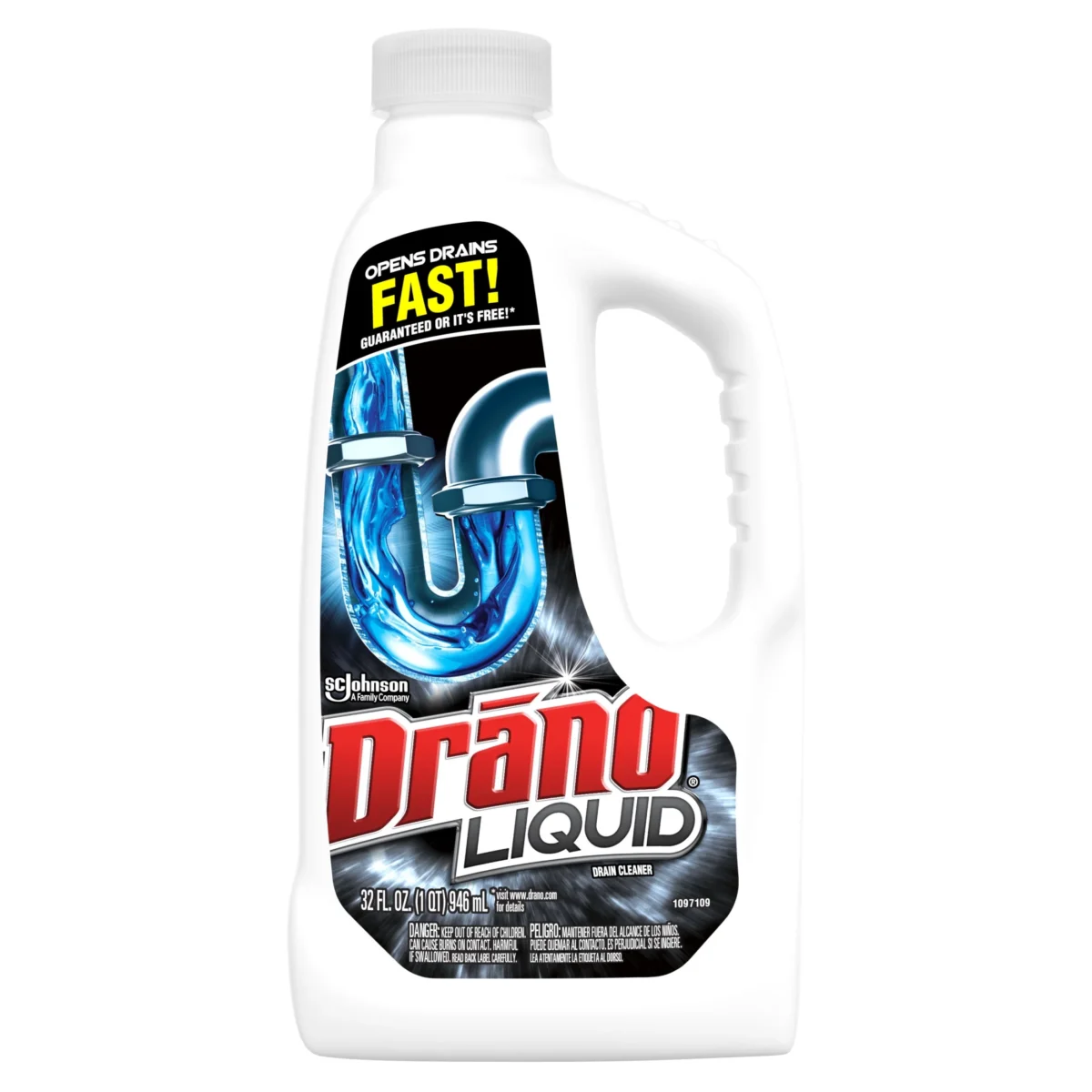 Drano Liquid Clog Remover Drain Cleaner 32oz - Image 1