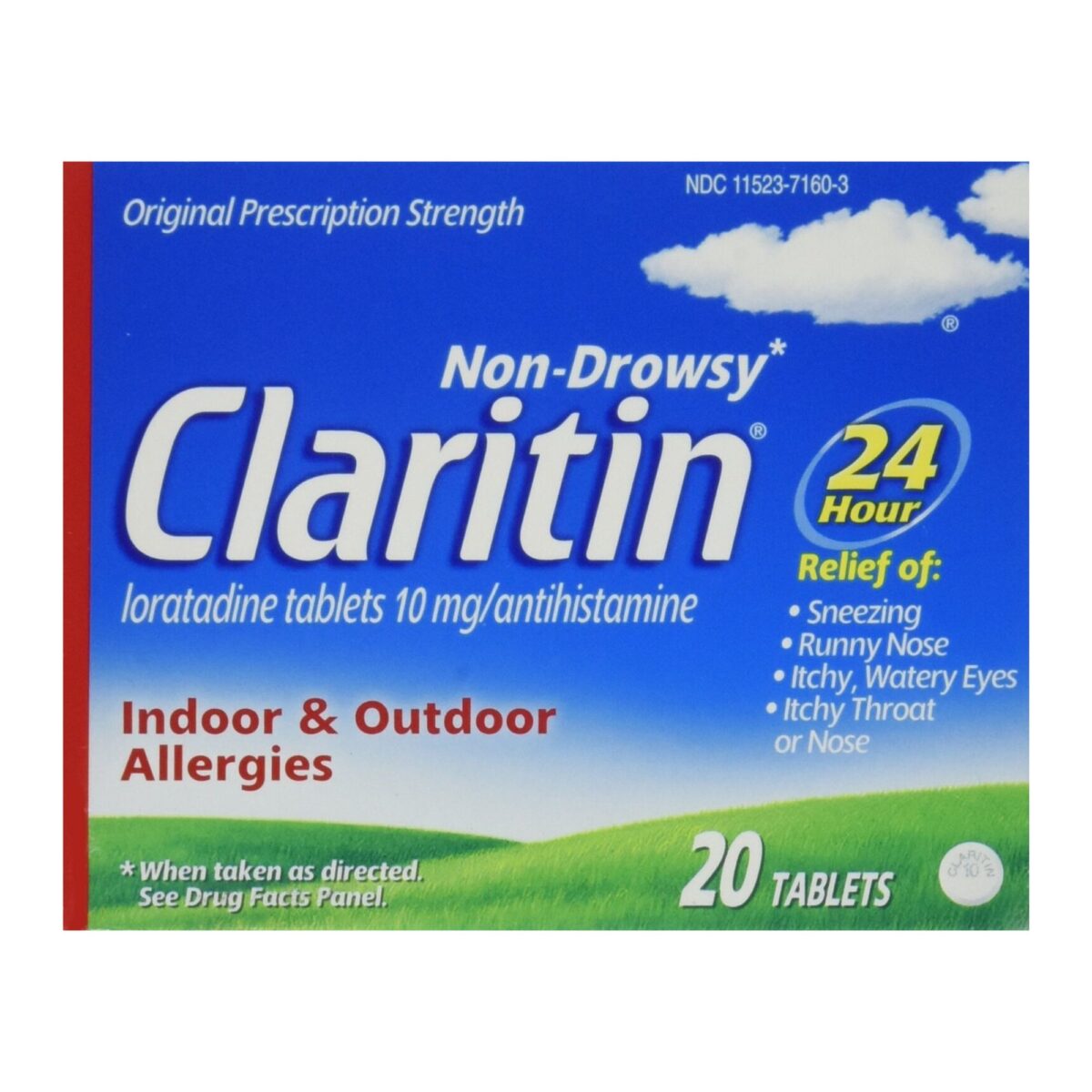 Claritin 24 Hour Allergy Tablets 20ct - Image 1