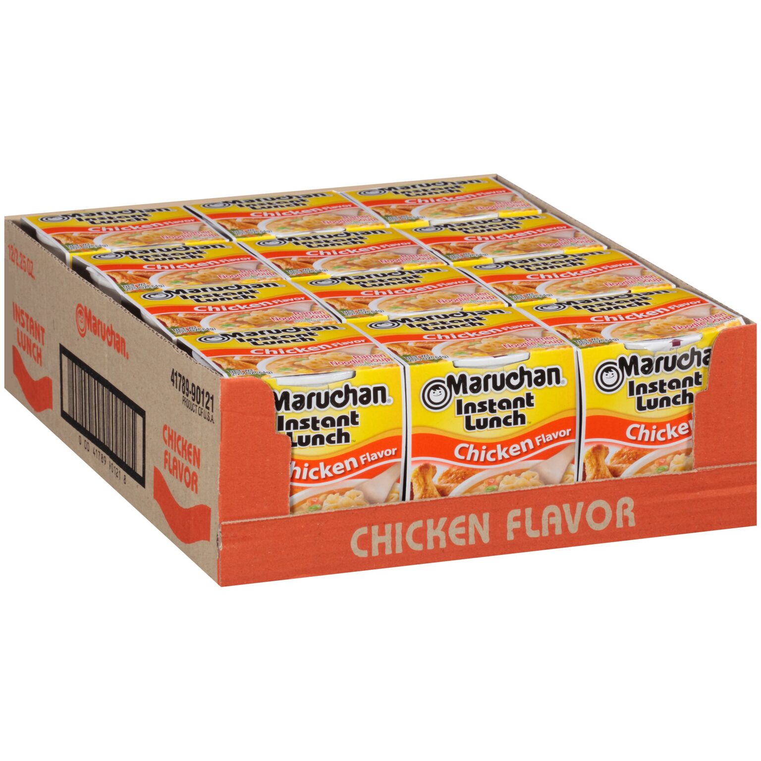 Maruchan Instant Lunch Chicken Flavor 2.25oz Pack of 12 - Image 1