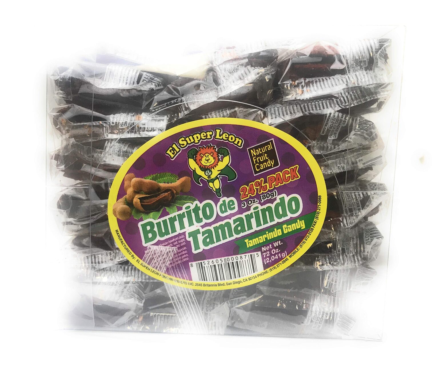 El Super Leon Burrito De Tamarindo 3oz 24ct - Image 2