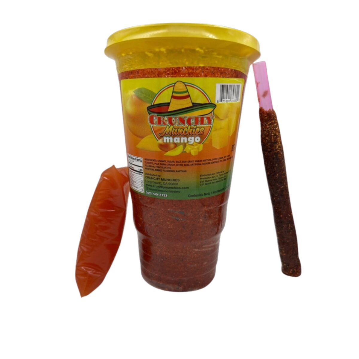 Crunchy Munchies Michelada Mango Flavor 5.38oz 12ct - Image 1
