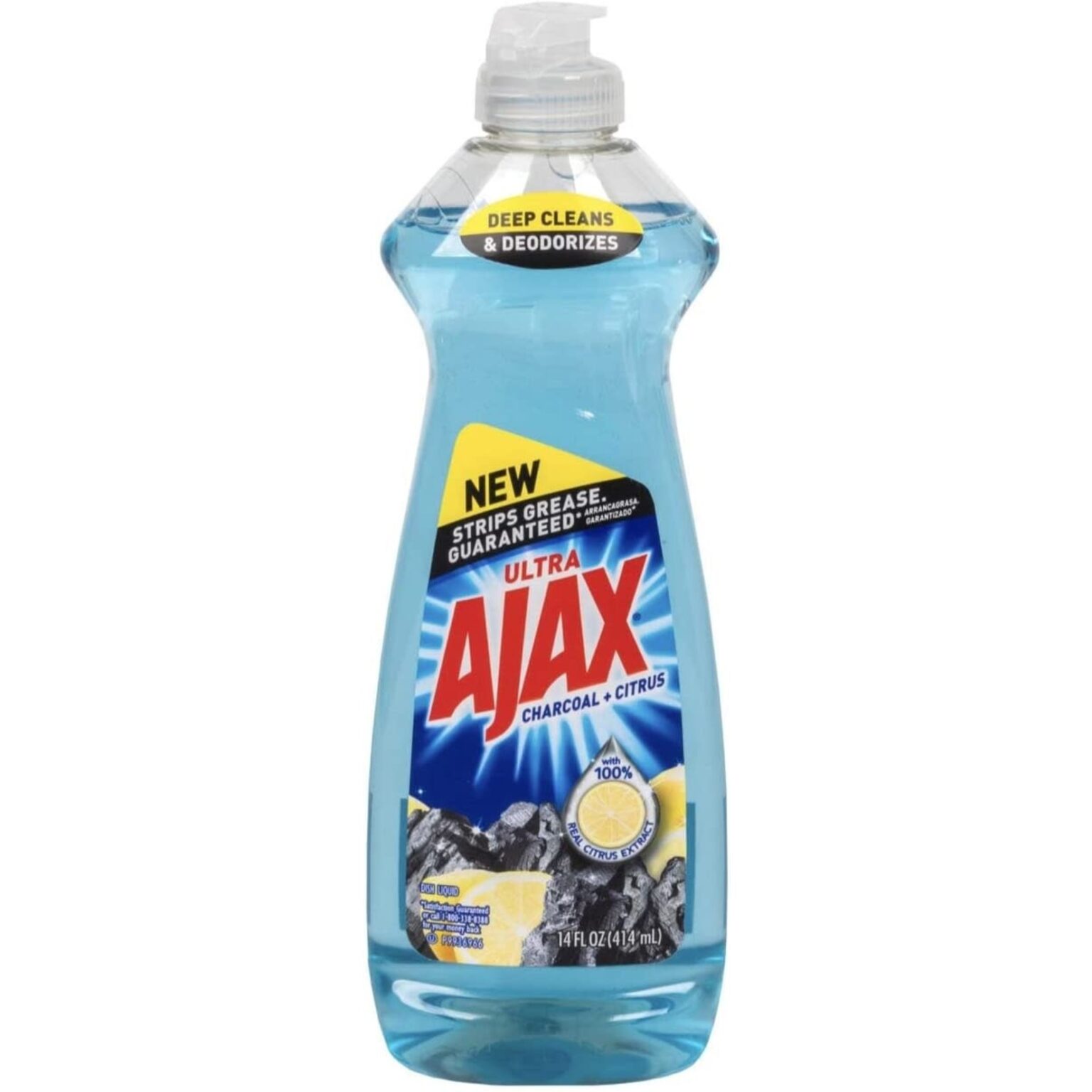 Ajax Charcoal Citrus Dish Liquid 14oz 20ct - Image 2