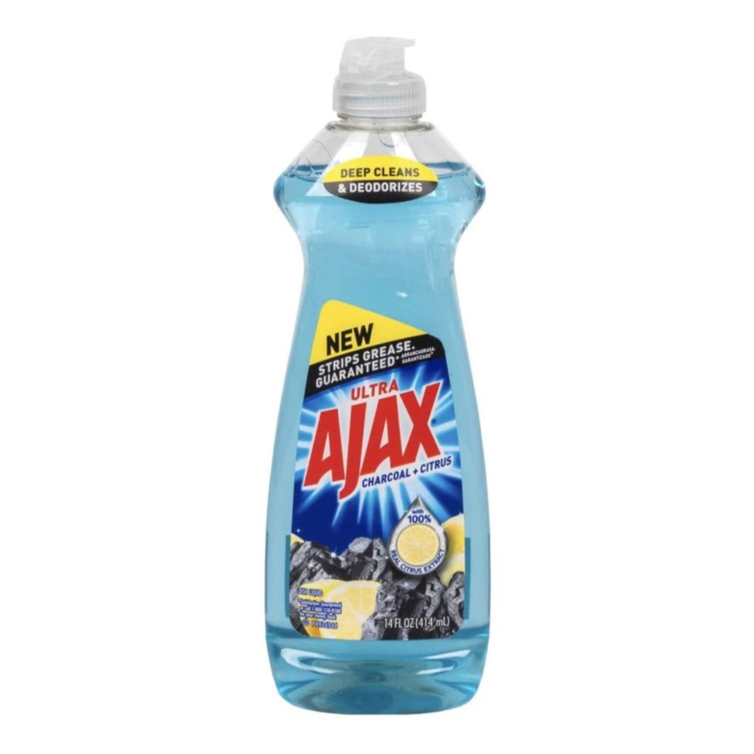 Ajax Charcoal Citrus Dish Liquid 14oz 20ct - Image 1