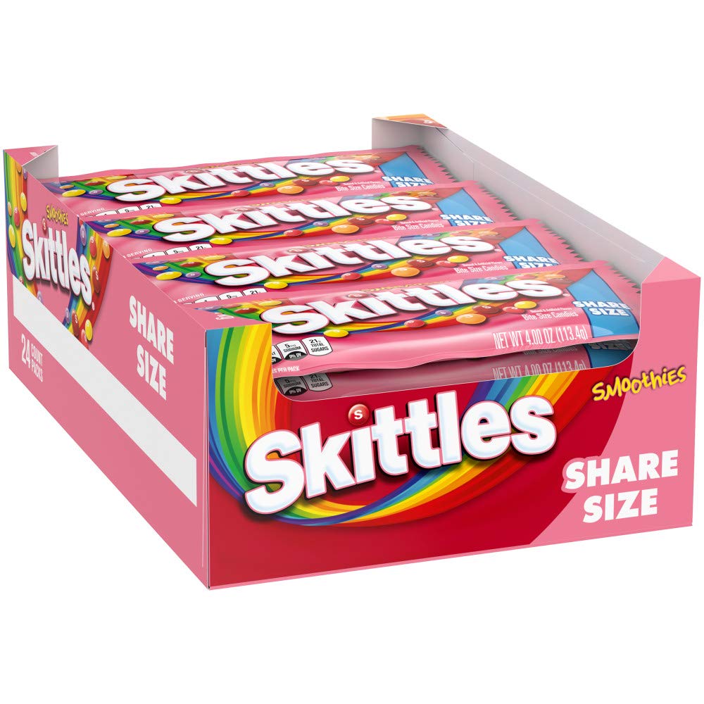 Version 1.0.0 Skittles Smoothies King Size 4Oz 24Ct - Image 1