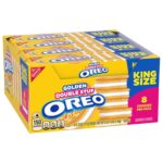 Oreo Golden Double Stuf Cookies King Size 4.15Oz 12Ct - Image 2