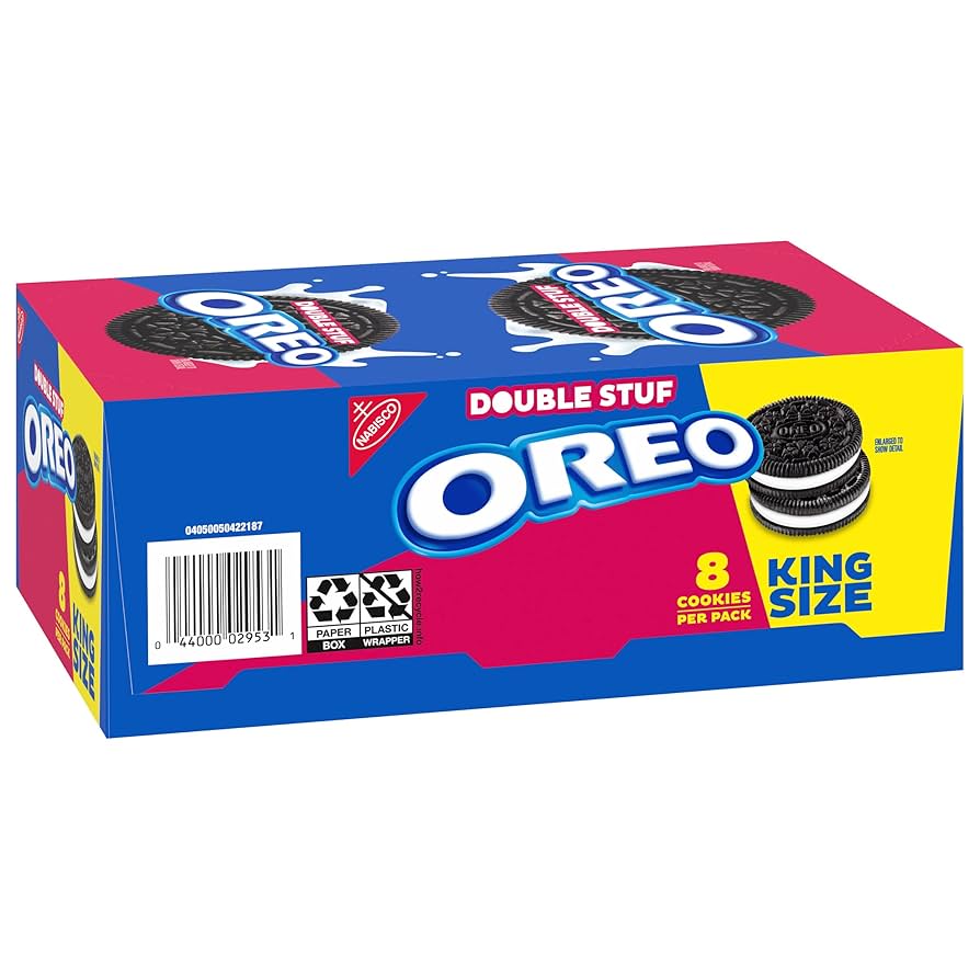 Nabisco King Size Oreo Doble Stuff 4Oz 12Ct Nabisco King Size Oreo Doble Stuff 4Oz 12Ct - Image 1