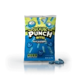 Sour Punch Bites Sweet Chewy Candy Blue Raspberry 5oz 12ct