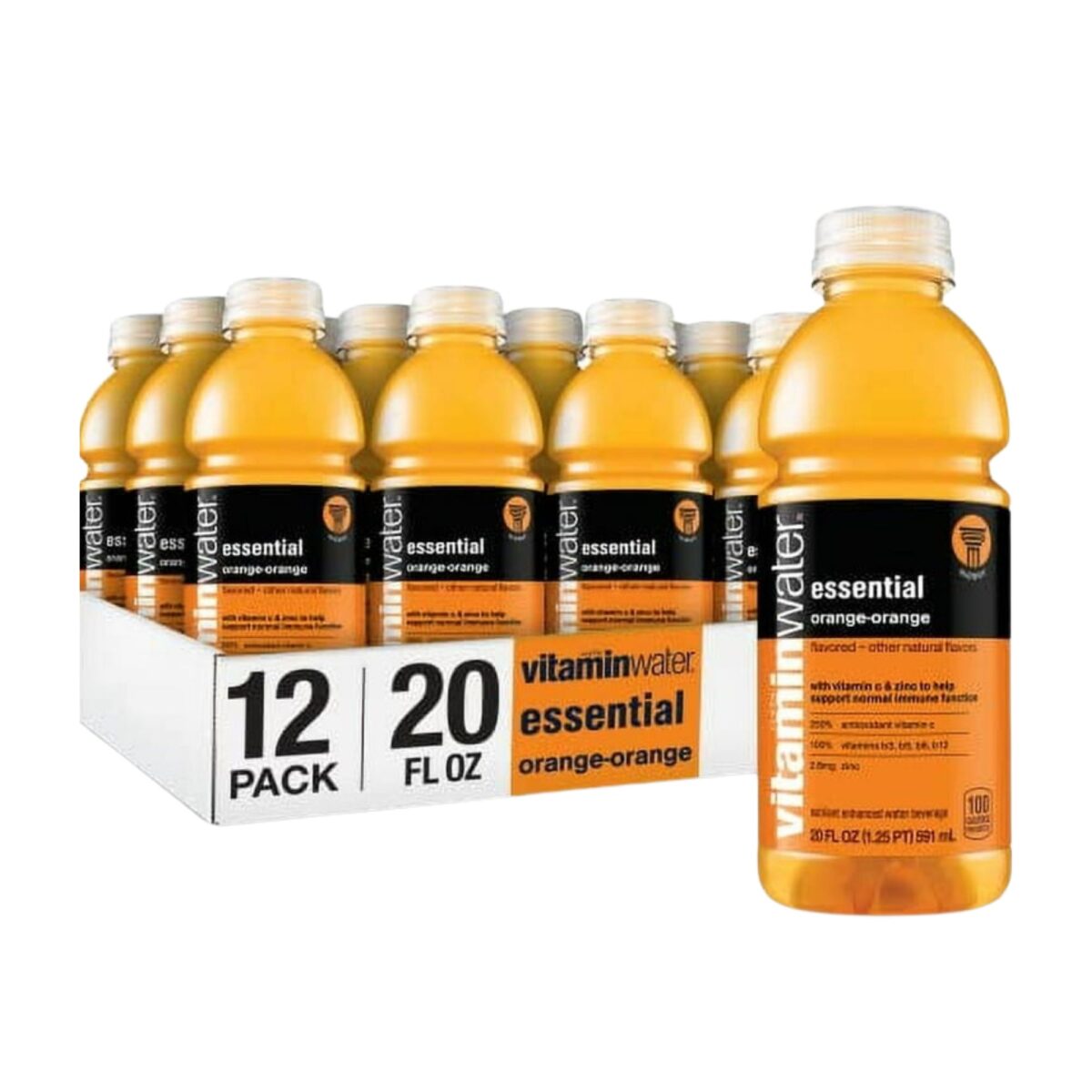 Vitaminwater Essential Electrolyte Orange-Orange 20oz 12ct - Image 1