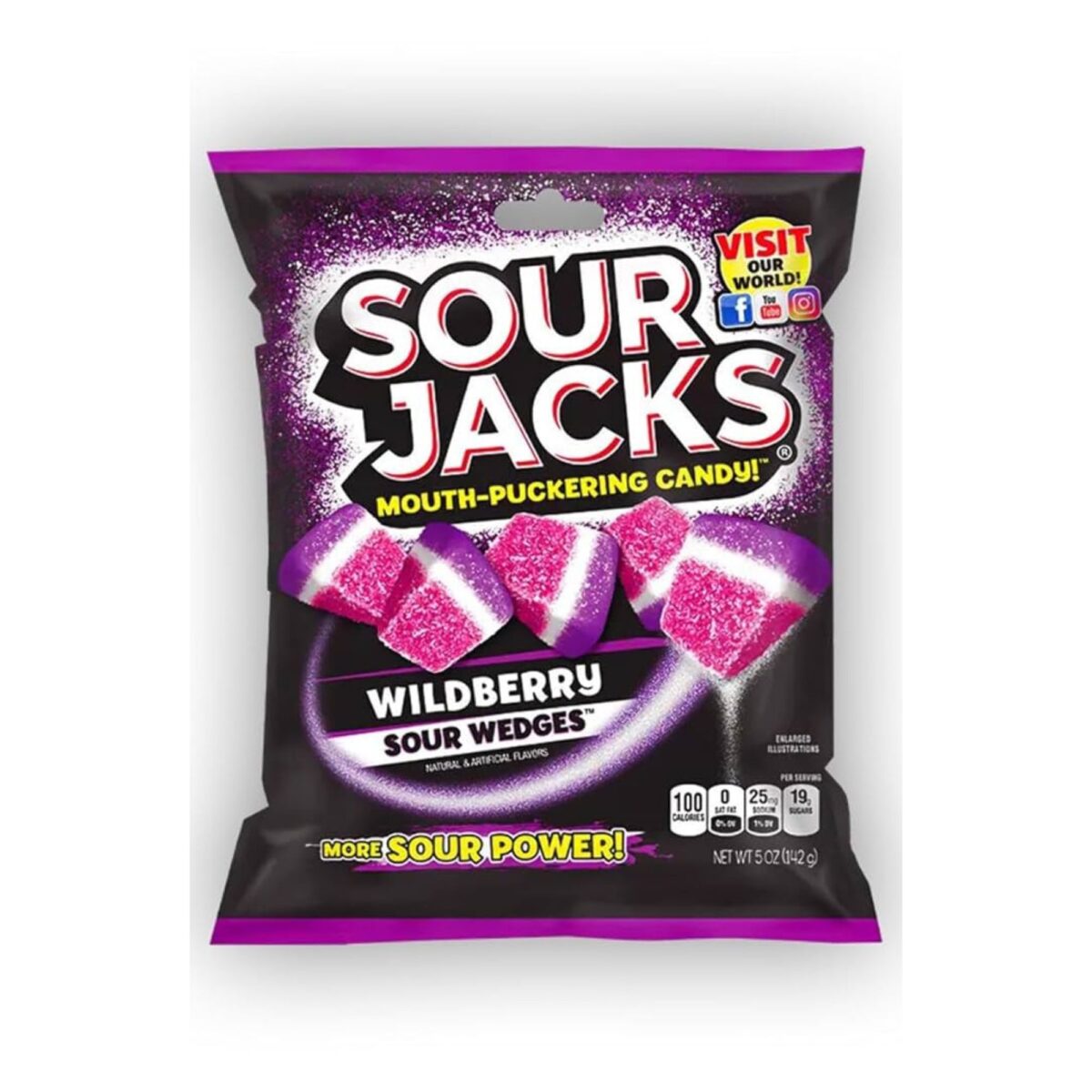 Sour Jacks Peg Wildberry 5oz 12ct - Image 1