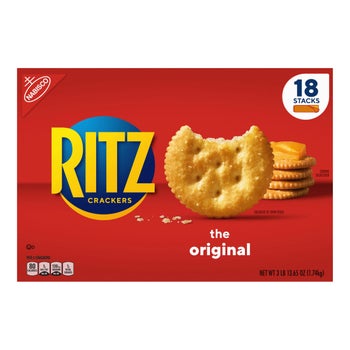 RITZ Crackers, Original, 61.65 oz, 18-count