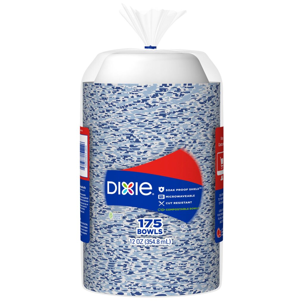 Dixie 12 oz Paper Bowl, 175-count