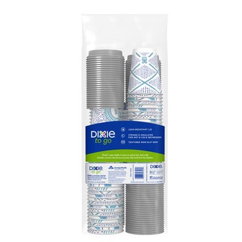 Dixie To Go 12 oz Insulated Cup & Lid, 100-count