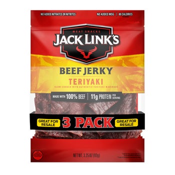 1188310-847__1.jpg Jack Link's Beef Jerky, Teriyaki, 3.25 oz, 3-count