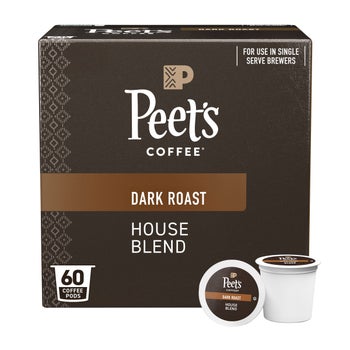Peet's Coffee House Blend Single Serve Pods, 60ct