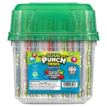 Sour Punch Twists, Variety, 180-count
