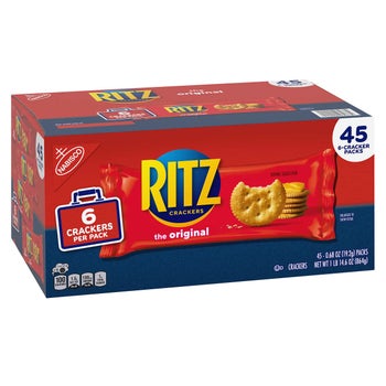 RITZ Crackers, Original, 0.68 oz, 45-count