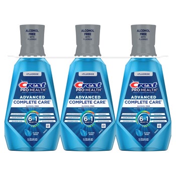 Crest Pro-Health Advanced Mouthwash, 33.8 fl oz, 3-pack