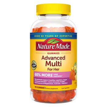 Nature Made Advanced Multivitamin Gummies for Her, 195 Count